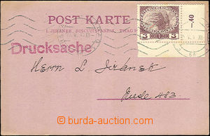 34352 - 1915 tiskopis vyfr. příplatkovou zn. 3h, Mi.180, rohová s