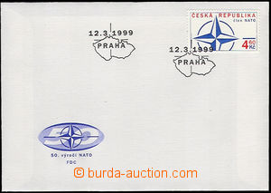 34397 - 1999 FDC 213, Vstup ČR do NATO, kat. 140Kč