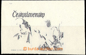34791 - 1972 ZT Pof.2002  fáze tisku zn. černé barvy na papíru s