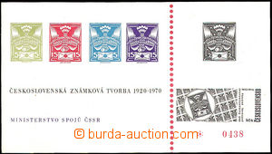 35118 - 1970 VT3a, číslovaný, Tmavá - široká, luxusní, kat. 1
