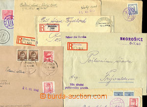 35166 - 1945/46 ČSR II.  partie 20ks celistvostí (4x R) jako pová