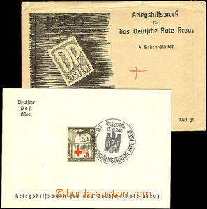 35217 - 1940 GENERAL GOVERNMENT - comp. 4 pcs of memorial/special ca