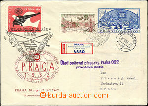 35280 - 1962 CZECHOSLOVAKIA 1945-92  postal stationery cover COB15 t