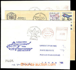 35384 - 1981 CZECHOSLOVAKIA 1945-92 / HELICOPTER MAIL  comp. 3 pcs o