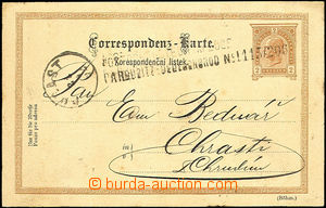 35390 - 1892 dopisnice s řádkovým raz. Postconducter im Zug/ PARD