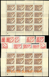 35391 - 1939/42 SLOVENSKO  sbírka jako partie doplatních známek, 