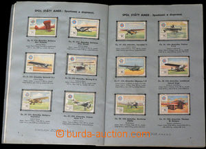 35573 - 1936 Airmail album I., album firm ZORA on/for advertising la