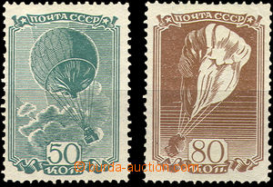 35640 - 1938 Mi.643, 644, Air Sports, c.v.. 30€