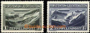 35693 - 1931 1931 airmail Graf Zeppelin, Mi.114-115, cat. 550€
