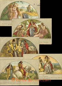 35704 - 1920 Lunety, sestava 7ks (2, 4, 7, 10, 12, 13, 14), prošlé