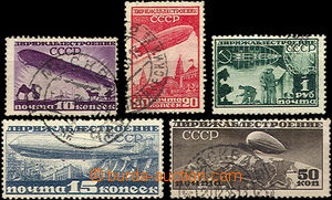 35725 - 1931 air-mail Mi.397-401A, c.v.. 55€