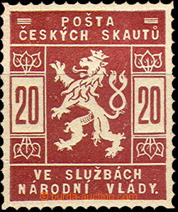 35784 - 1918 ZT Pof.SK2 v červenohnědé barvě, luxusní, zk. Kar.