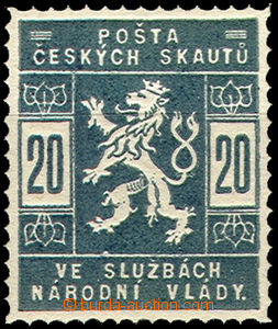 35790 - 1918 PLATE PROOF Pof.SK2 in/at tamavě green color, superb, 