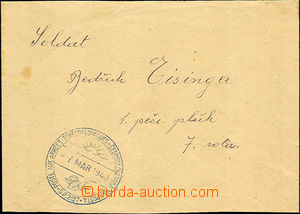 35888 - 1940 FP letter sent to Czechosl. member 1. infantry. regimen