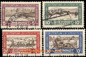 35958 - 1928 Mi.78-81, Flood relief, clear postmark, good condition,