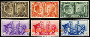 35965 - 1941 Mi.623-28 Hitler a Duce, u č.627 VV lepu (proužek s n