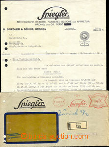 36037 - 1941 KT AUSCHWITZ  urgence pohledávky zaslaná z Protektor