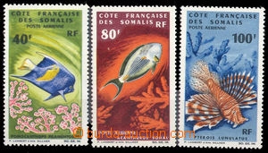 36221 - 1966 Mi.382-384, Fishes, mint never hinged, c.v.. 45€