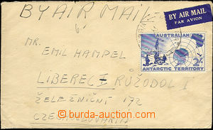 36285 - 1957 air-mail letter addressed to to Czechoslovakia, with Mi