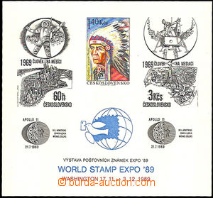 36356 - 1989 PT22 Washington 89, našedlý papír, svěží, kat. 10
