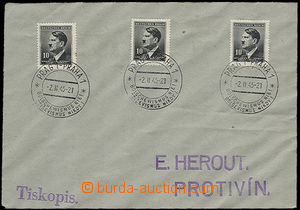 36361 - 1945 Bolševismus nikdy! PR117,  filatelistický dopis se 3 