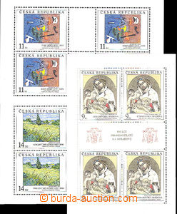 36382 - 1993 Pof.PL27-29 Works of Art, mint never hinged, c.v.. 670C