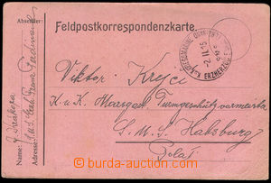 36504 - 1915 S.M.S. ERZHERZOG FRANZ FERDINAND černé kulaté razít