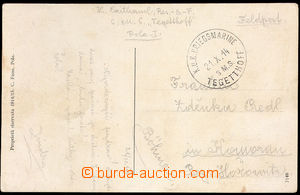 36532 - 1914 S.M.S. TEGETTHOFF kulaté černé razítko s datem 21.X