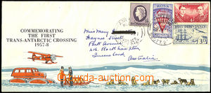 36602 - 1958 POLAR POST  memorial envelope on the occasion of first 