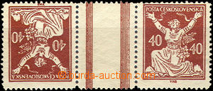 36682 - 1920 Pof.154TBb, 2známková široká protichůdná dvojice,