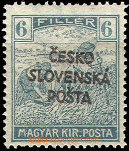 36802 - 1918 Žilina issue   overprint on stmp 6f, Pof.RV141, c.v.. 