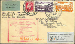 36822 - 1931 airmail letter to England, franked with. i.a. airmail s