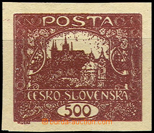 36882 -  Pof.25, 500h dvojitý tisk, velmi lehká stopa