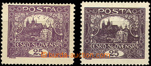 36885 -  Pof.11F + 11Fa černofialová, kat. 400Kč