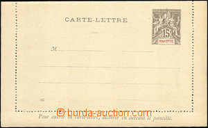 36906 - 1900? MAYOTTE letter card Mi.K3, good quality, catalogue 75