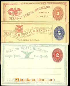 36924 - 1900? MEXICO collection of 6 pieces of post cards: Mi.P45, 6