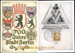 36982 - 1937-39 2 pieces advertising picture-postcards: 700 years Be