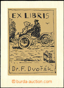 36992 - 1960 Kamil Lhoták Ex Libris Dr. F. Dvořák