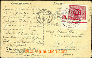 36994 - 1936 MUCHA Alfons (1860–1939), osobně psaná pohlednice z