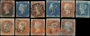 37057 - 1840-41 cllection of 11pcs included Mi.1 - nice full margine