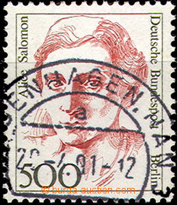37096 - 1989 Mi.830 A.Salomon, clear overlapping postmark, good cond