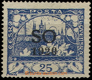 37153 -  Pof.SO8A N, nevydaná, černý přetisk, zk. Kar., kat. 100