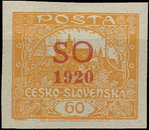 37158 -  Pof.SO14 ZT, červený přetisk na zn. 60h, nepatrná stopa