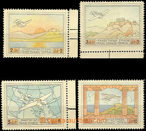 37184 - 1926 Mi.300-3 Airmail, 3x with margin, label or rest of hing