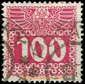 37411 - 1909 Postage due stmp Mi.44y postage-due, thin paper, 2x pos