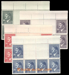 37511 - 1942 Pof.96-99 VK7, good quality, cat. price CZK 1100