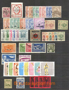 37598 - 1880-1960 ALBANIA  comp. of stamps on stock-book sheet, c.v.