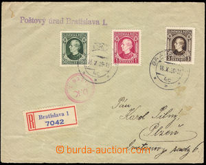 37687 - 1939 Devizová kontrola R dopis ze Slovenska do ČaM, pošto