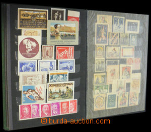37746 - 1918-38 PROMOTIONAL LABELS Czechoslovakia  selection of 340 