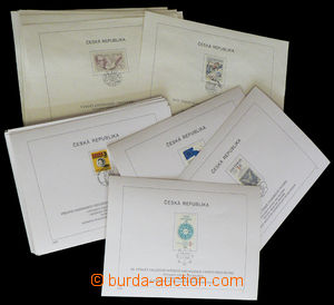 37829 - 1994-95 ČESKO  sestava nálepních listů, nominál 319Kč